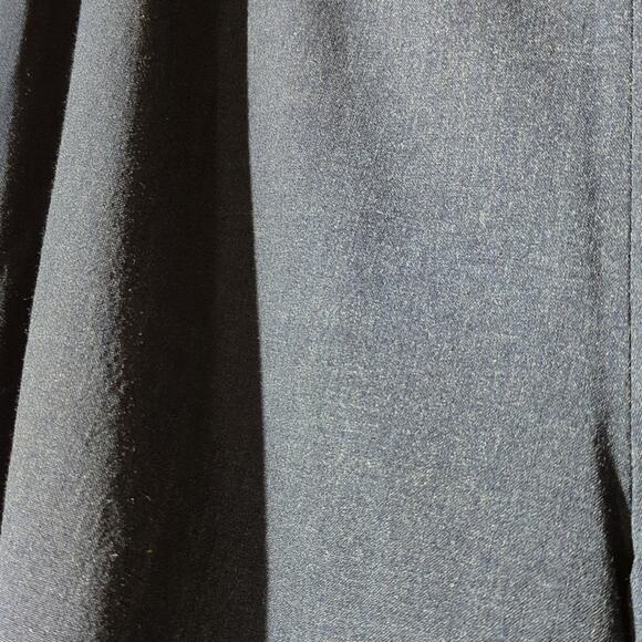 Talbot's Vintage Blue Gray Elastic Back Side Zip Wool Pant Plus Sz 12W - Picture 2 of 12